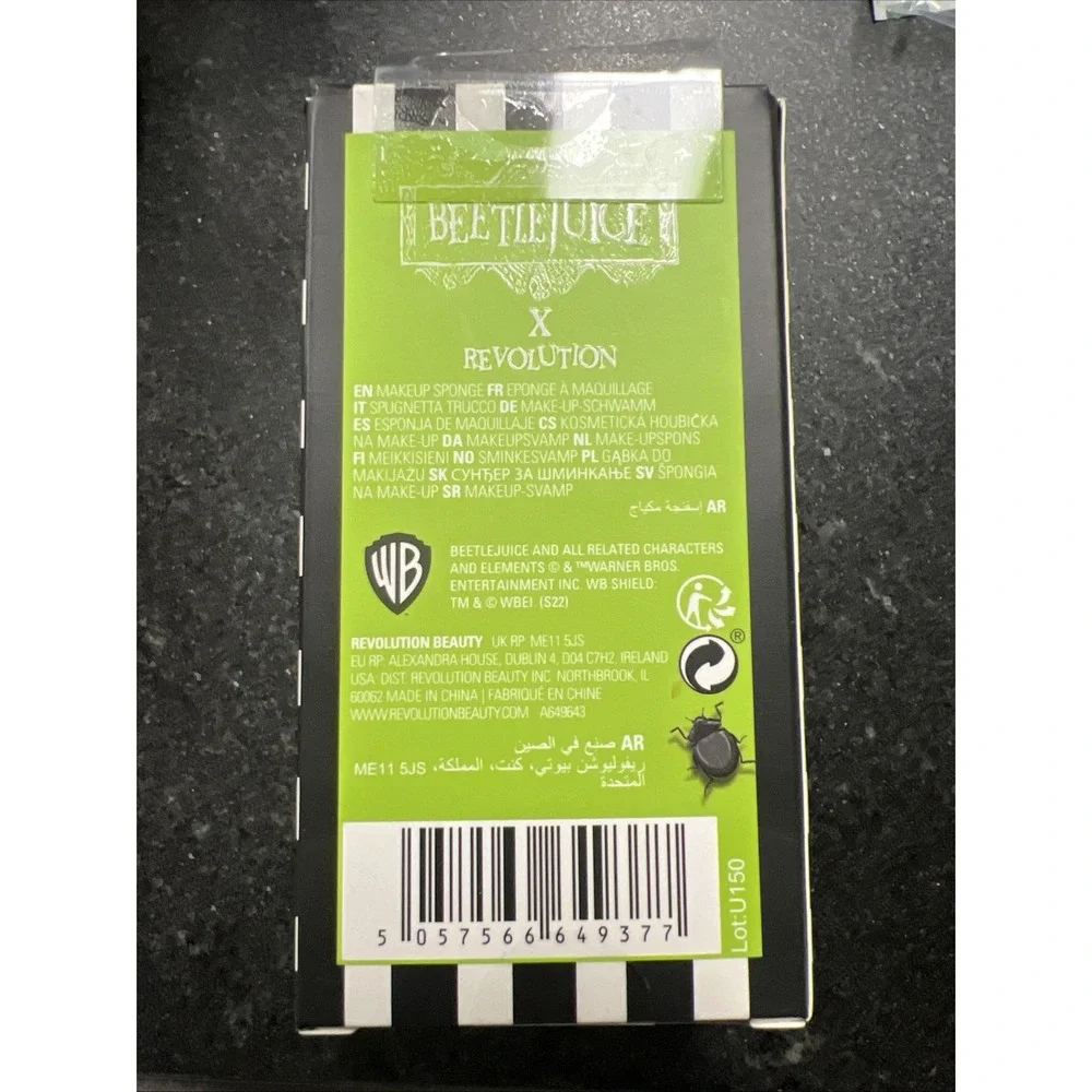 New In Box‎ Beetlejuice X Revolution Make Up Sponge